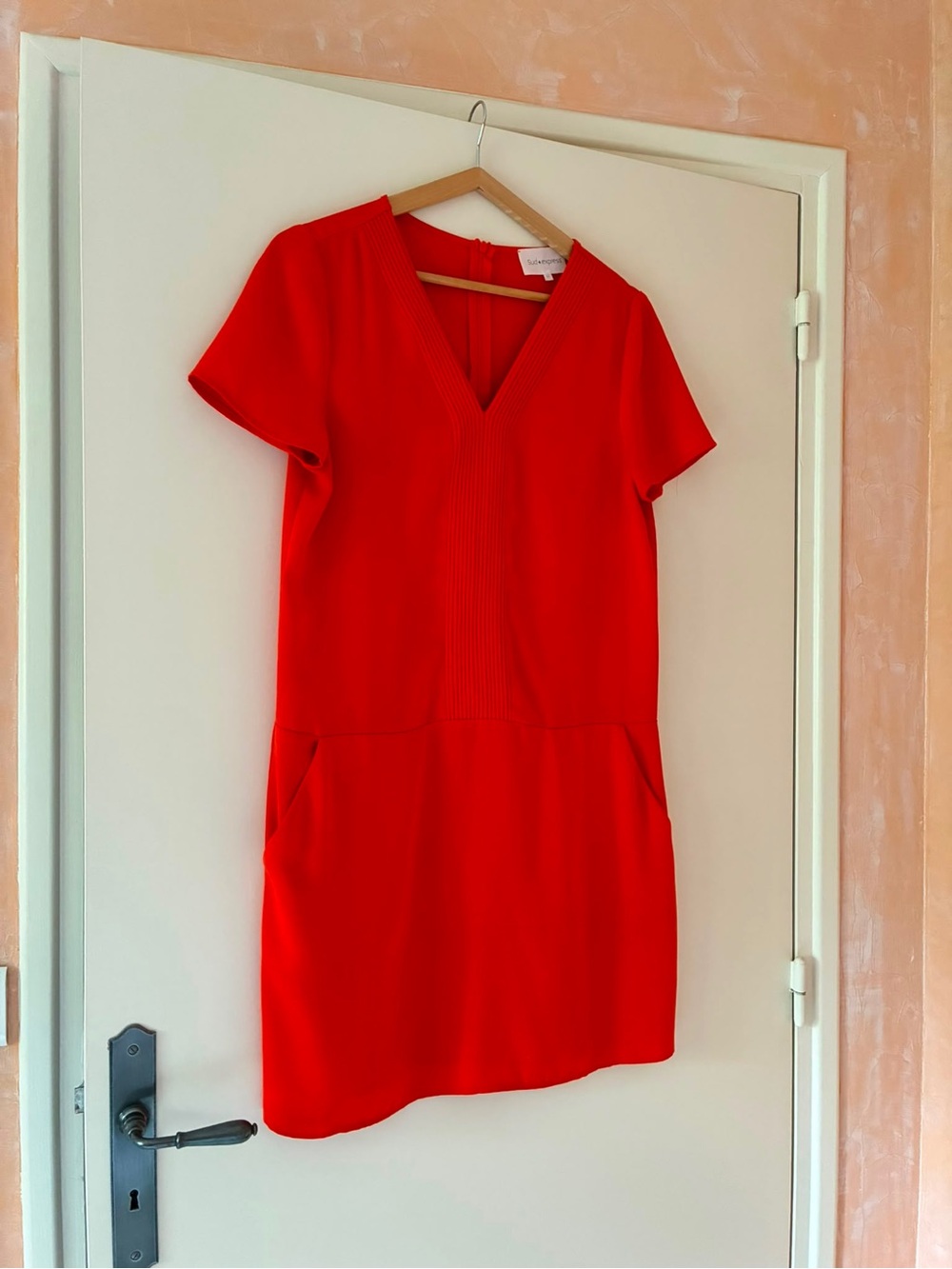 Sud Express Dress Orange M Medium France New NWT